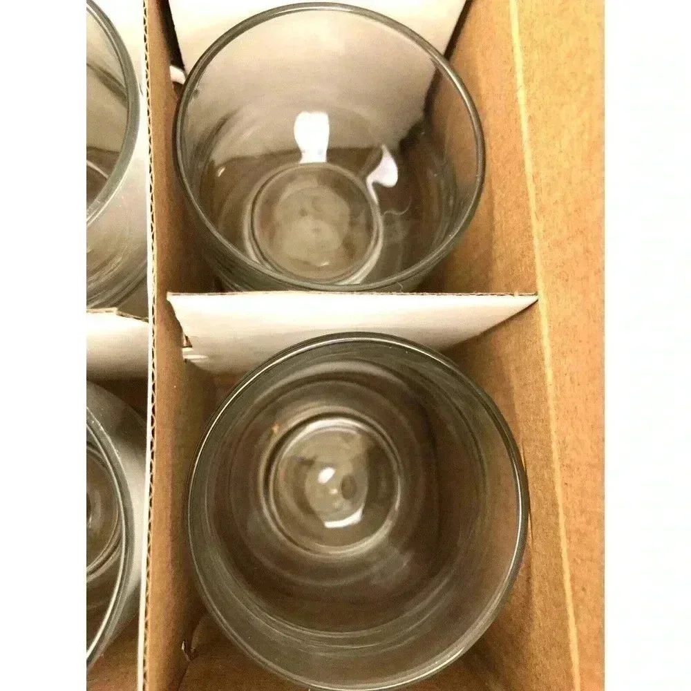 NIB 6 PC Mini Dessert Glass Serving Cups Assorted Size Gift Party‎ Short